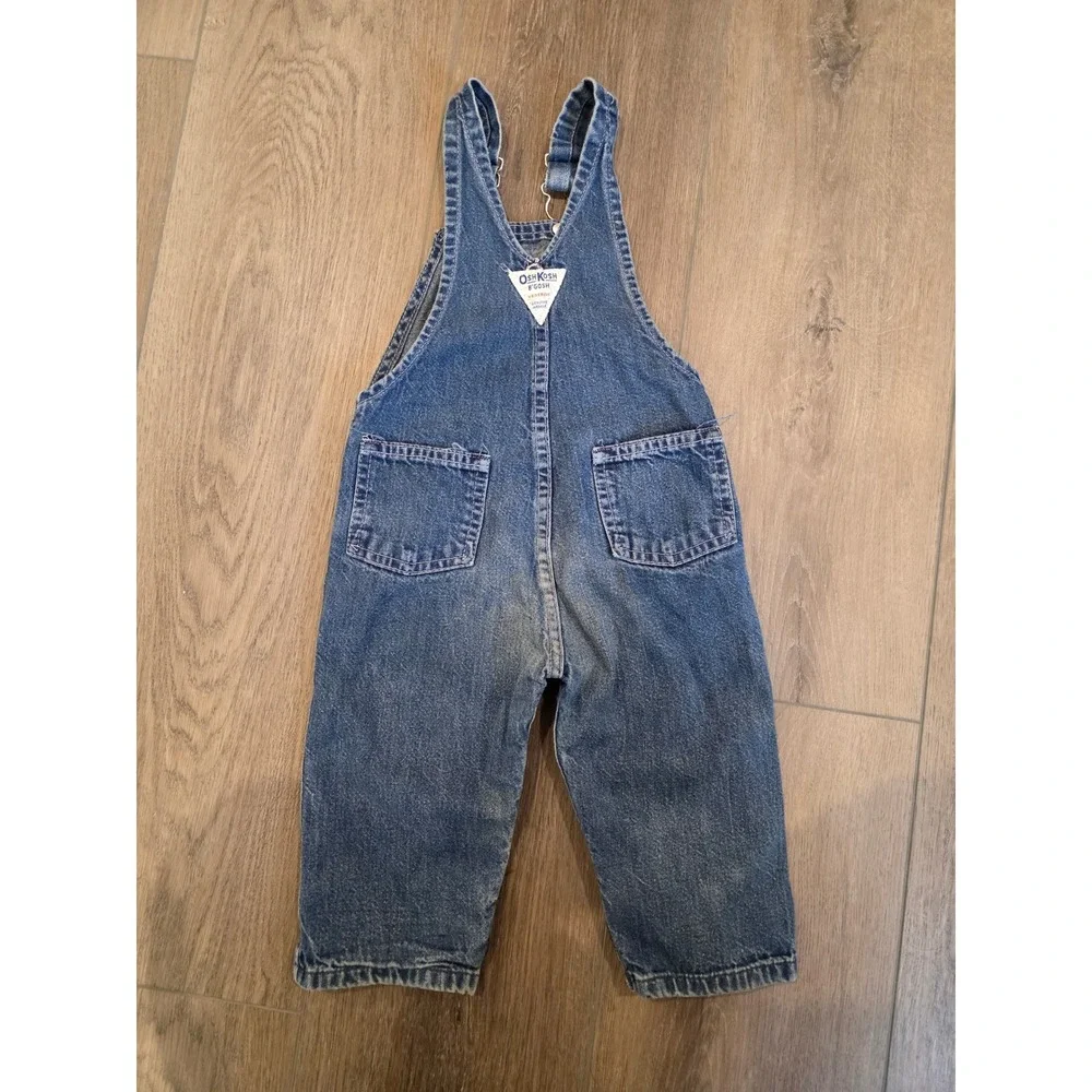 Vintage‎ OshKosh B'Gosh 1983 Vestbak Denim Overalls Size 24 Months USA Made